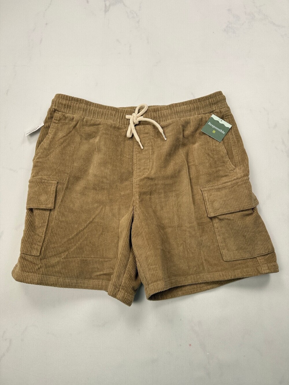 RSQ Pull On Short Bermuda Shorts Brown 90s Pull-On - Mens S